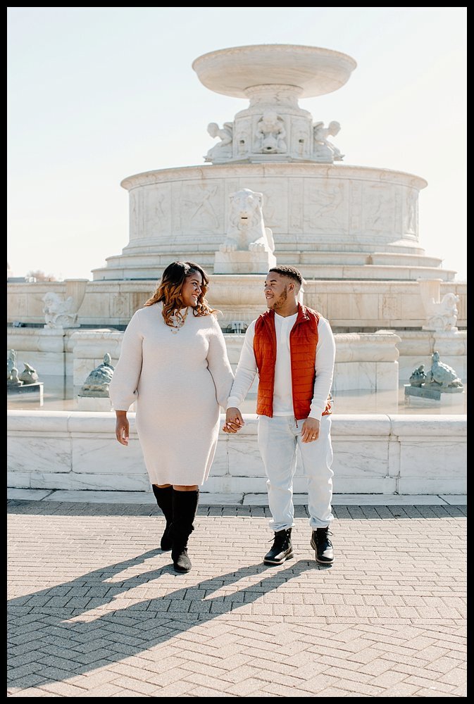  Fall couples maternity photo in Detroit, Michigan.  