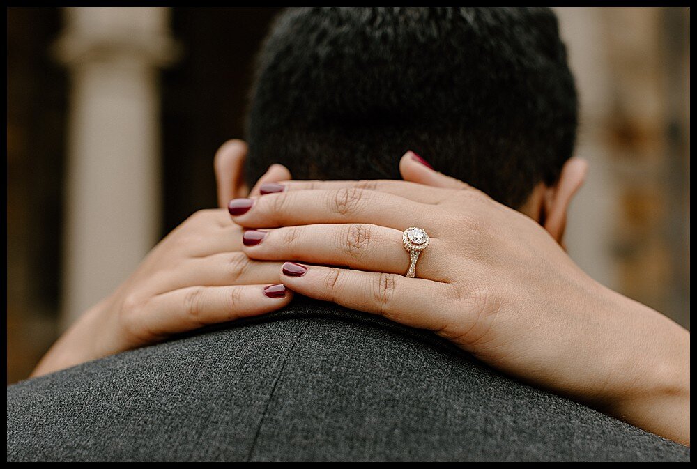  Engagement ring detail photography 